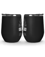 Washington College Lgo2 Wine Tumbler (12 oz) black 12oz