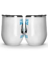 Olympique de Marseille I will only stop FRA Wine Tumbler (12 oz) white 12oz