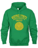 Wayne State UNI LGO Unisex Hoodie irish-green s