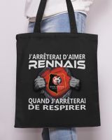 Stade Rennais FC I will only stop FRA Tote Bag - Printed in the EU black onesize