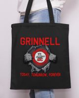 Grinnell College Today forever US Tote Bag - Printed in the EU black onesize