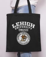 Lehigh Uni PA LG Alumni Tote Bag - Printed in the EU black onesize