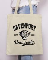 Davenport Uni_Motto Tote Bag - Printed in the EU natural onesize