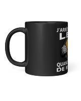 RC Lens I will only stop FRA Black Mug 11oz black 11oz