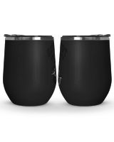 Davenport UNI LGO Wine Tumbler (12 oz) black 12oz
