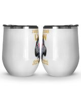 Olympique Lyonnais I will only stop FRA Wine Tumbler (12 oz) white 12oz