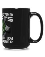 AS Saint Etienne I will only stop FRA Black Mug 15oz black 15oz
