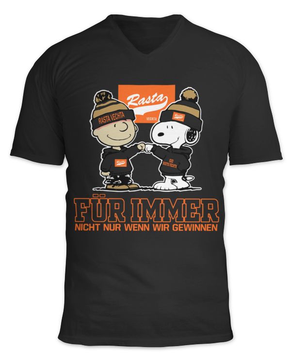 Unisex Jersey SS V-Neck T-Shirt